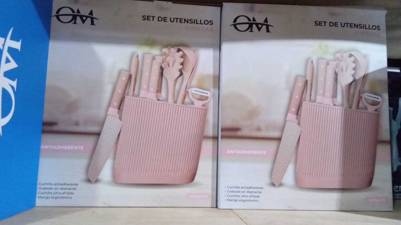 Set Utensilios OM Rosa